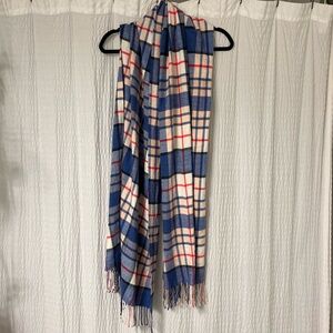 Gap Cozy Multi Colored Plaid Scarf